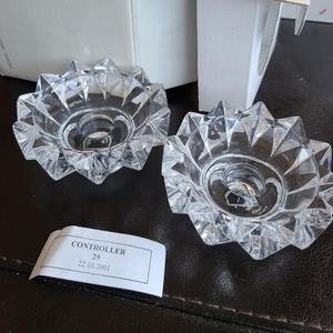NEW Mikasa Excelsior Candleholders 2" - 1 pair